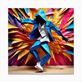 Origami Dancer 118 Canvas Print