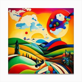 Landscape Painting Canvas Print