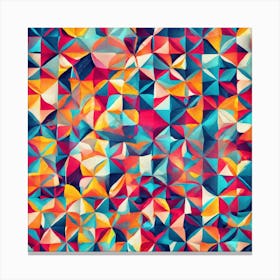 Abstract Geometric Pattern 9 Canvas Print