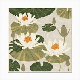 Water Lilies 13 Canvas Print