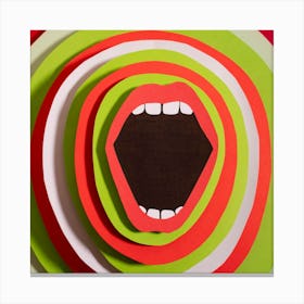 Scream Stock Videos & Royalty-Free Footage Canvas Print