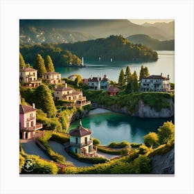 Lake Como Canvas Print