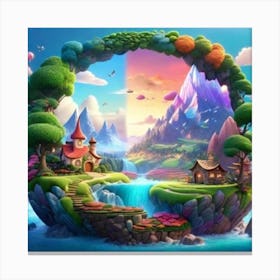 Fairytale World Canvas Print