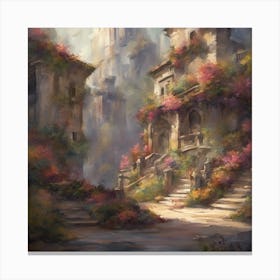 City In Bloom Canvas Print