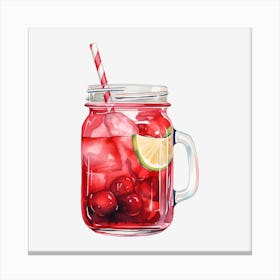 Cranberry Margarita Canvas Print