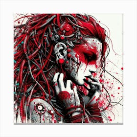 Girl With Red Hair 3 Canvas Print