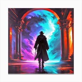 Thief In The Night Canvas Print