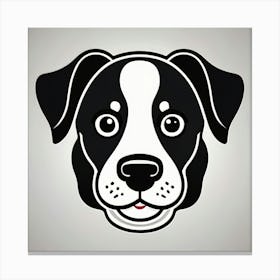 Dog'S Head Canvas Print