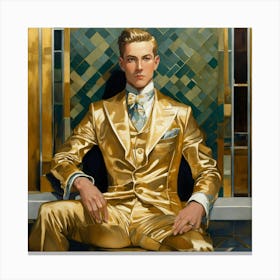 'Golden Boy' Canvas Print
