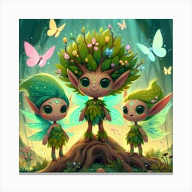 Fairy Trio Canvas Print