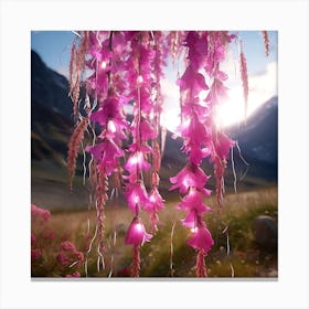 Flowers In The Mountains 1 Canvas Print