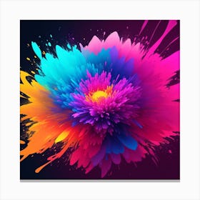 Colorful Flower 1 Canvas Print