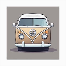 Volkswagon camper van Canvas Print