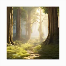 Forest Path Canvas Print