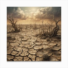 Dry Land 8 Canvas Print