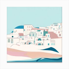 Greece art Canvas Print