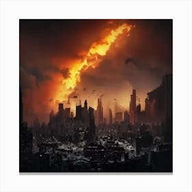 Endoftheworld Canvas Print