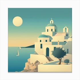 Santorini Canvas Print