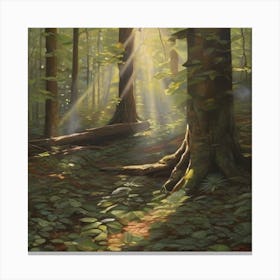 Walk In The Woods 1 Canvas Print