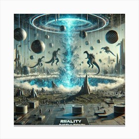 Singularity Reality Distortion Canvas Print