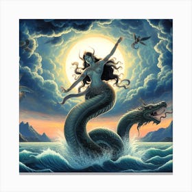 Mermaid 3 Canvas Print