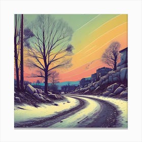 Winter Corner Canvas Print