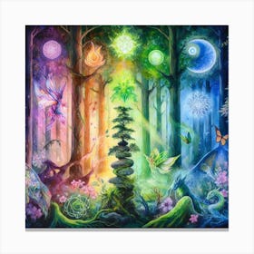 Forest Fairies Canvas Print