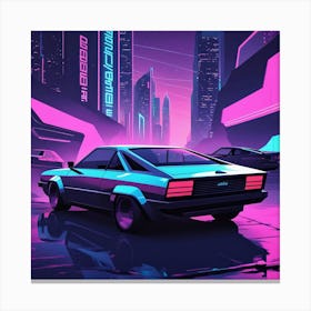 Futuristic Cityscape 11 Canvas Print