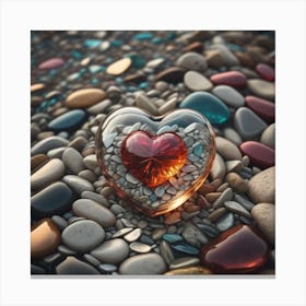 Heart Of Stone Canvas Print