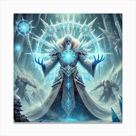 Elder Glacius Ice Elementalism Canvas Print