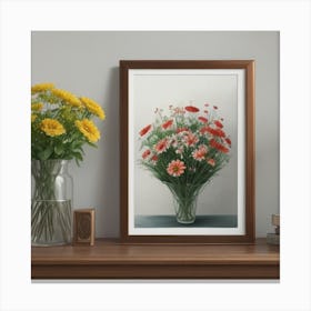 Flowers In A Vase Canvas Print