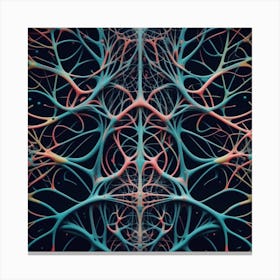Neuron Art Canvas Print