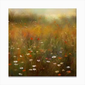 Poppies In The Meadow 1 Canvas Print