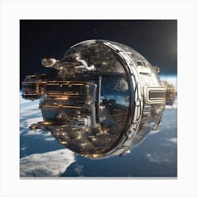 Spaceship 91 Canvas Print
