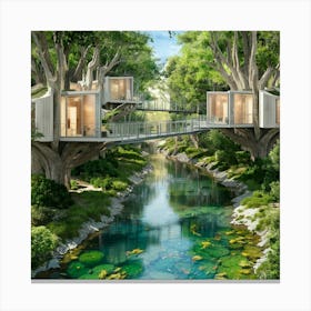 Tree House 1 Canvas Print