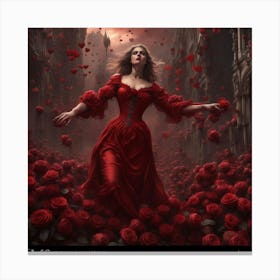 Red Rose Canvas Print