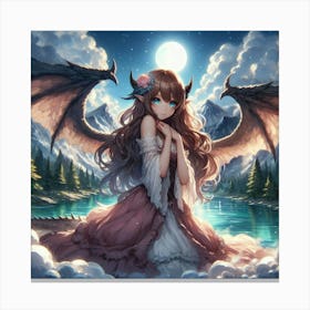 Demon Girl 4 Canvas Print