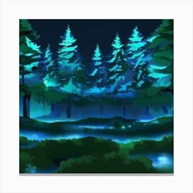 Forest 61 Canvas Print