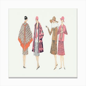 Fashion Illustration Canvas Print