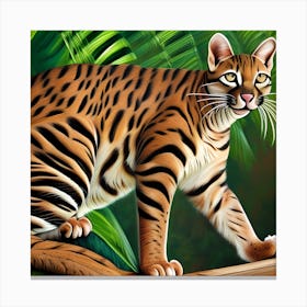 Jungle Feline Canvas Print