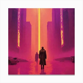 Dark Side Of The City Canvas Print