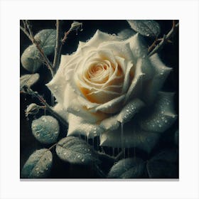 White Rose 1 Canvas Print