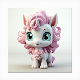 Cute Unicorn 859 Canvas Print