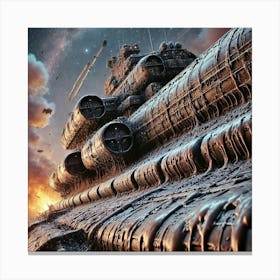 Vxs 7 Acidic Juggernaut Armor Converted Canvas Print