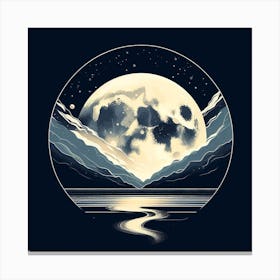 Full Moon In The Sky 1 Canvas Print