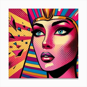 Pop Egyptian Amal Rhythm Canvas Print