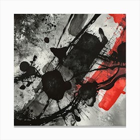 Abstract Lithograph This Artwork Is Inspired By The art print painting 4 Canvas Print