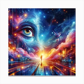 Futuristic Art 1 Canvas Print