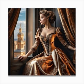 Renaissance Woman 4 Canvas Print