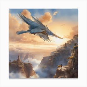 Sky Wow Watercolor 2 Canvas Print